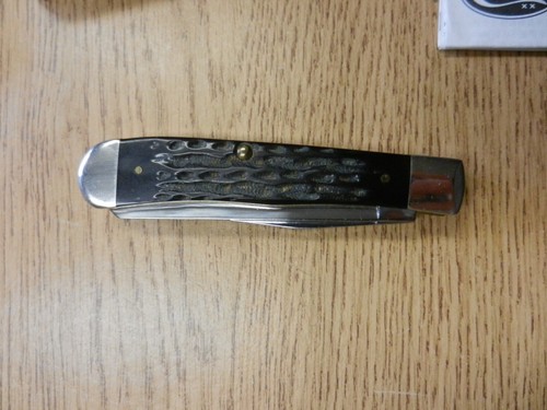 NIB 2013 Case Trapper Knife Model BH254SS 4 1/8" Long Closed 2 Blades Unused - Picture 5 of 7