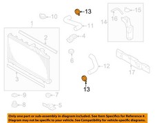 SUBARU OEM 98-23 Ascent Cooling Radiator Components-Lower Hose Clamp 909170064