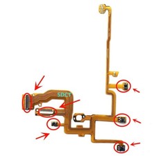 New Shaft Rotating LCD Flex Cable For Canon IXUS85 IXUS80 ixus80 ixus85 Digital
