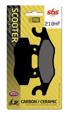 SBS 210HF BRAKE PADS CARBON CERAMIC HI-TECH TGB X-MOTION 125 2010