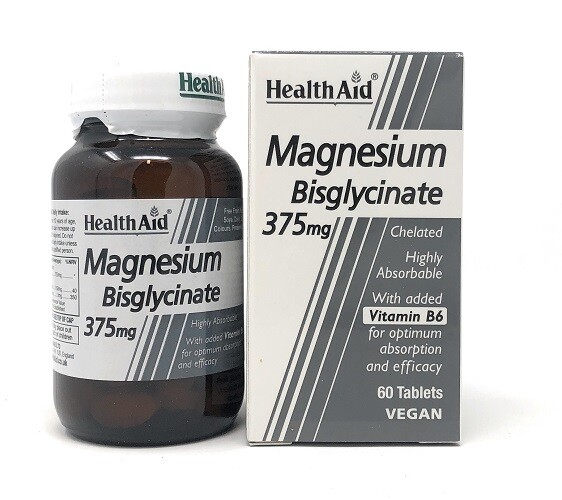 Health Aid Magnesium Bisglycinate 375Mg Tablets 60 Tablets - Image 2