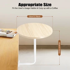 L-Type Coffee Table Cocktail Drink Table Wall Mounted Bar Table Counter Table US