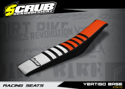 Seat Cover KTM XC-W EXC 2012-2016 XC SX 2011-2015 Gripper Scrub Designz 