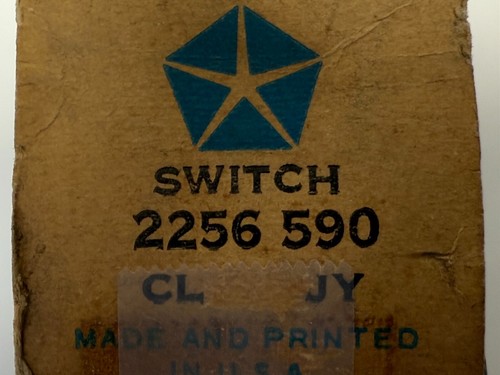 1962-1963 Dodge Plymouth B-Body Heater Blower Motor Control Switch 2256590 NOS - Picture 7 of 8