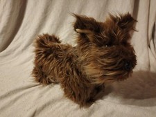 Oryginalny miś Hermann, pies, sznaucer, vintage, bardzo rzadki z zieloną etykietą 1968