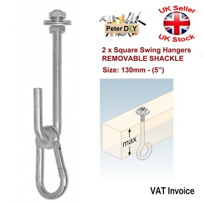 x SWING HOOK HANGER Climbing Frame For Square Round