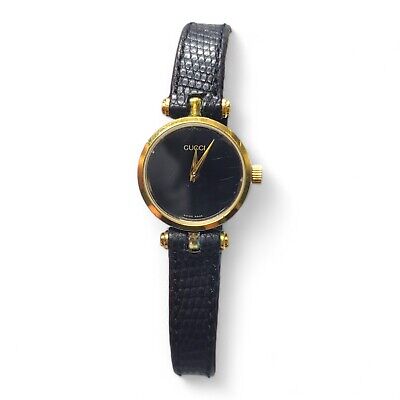 Womens Gucci 2000m Watch Black And Gold Running New Battery Womens Gucci 2000m Watch Black And Gold Running New Battery