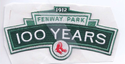 Boston Red Sox patch Fenway Park 100 years logo MLB patch 5.5" red sox patch - Picture 4 of 4