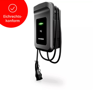 Kathrein Wallbox AC60E-11-C500-A, 5m Kabel, Eichrechtskonform, 11kW, Anthrazit
