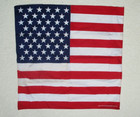 USA Bandana Handkerchief American Flag Stars Stripes RN 13960 July 4th Biker — photo 1