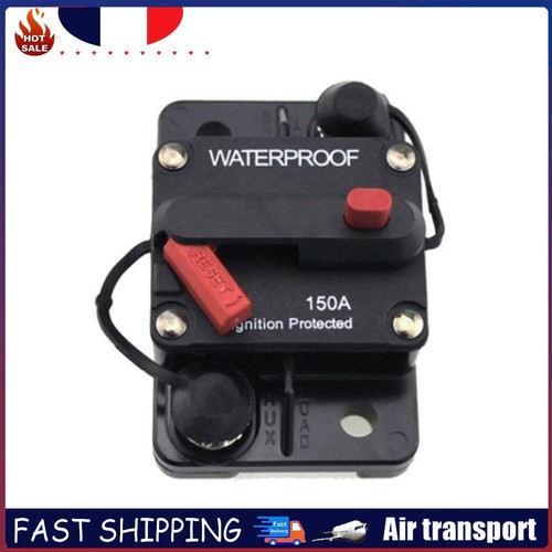 Gebildet 30Amp Stroomonderbreker met Handmatige Reset Waterdichte Inline Zekering Inverter voor Marine Trolling Motors Boot ATV Handmatige Voeding 12V-42VDC (30A
