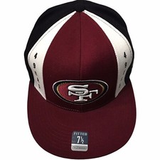 San Francisco 49ers NFL Reebok On Field Retro Size 7 1/2 Fitted Cap Hat 25