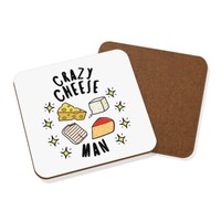 VerrüCkte KäSe Mann Stars Untersetzer GeträNke Lustiger Witz Halloumi Cheddar