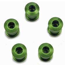 NEW OMNI Racer WORLDs LIGHTEST Ultra-Lite Road Crankset Chainring Bolts: GREEN