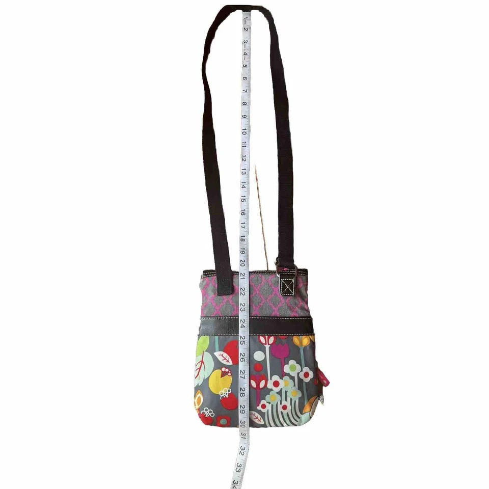 Bolso Bandolera Lily Bloom Bolso de Mano Colorido Bolso de Hombro Cremallera Foto 4 de 4