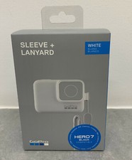GoPro Silicone Sleeve Lanyard WHITE Go Pro Compatible For Hero 7 6 & 5 