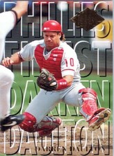 1994 Ultra Phillies Finest #3 Darren Daulton/(Blocking home plate) Philadelphia
