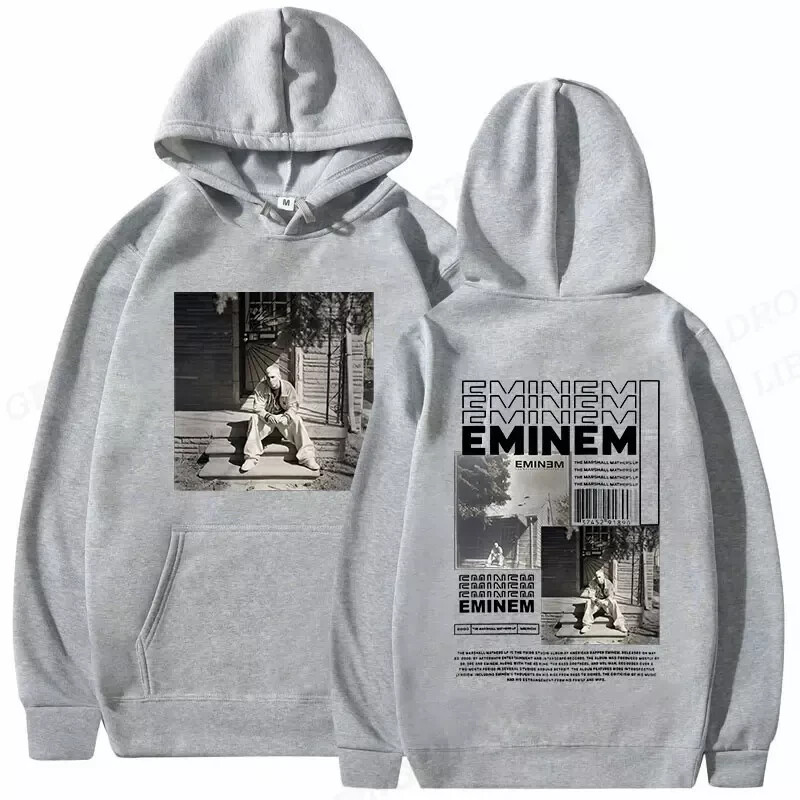 Hoodie 2 Sides Music Love Slim Shady Coats Rapper Eminem Hoodie ALL COLOR S-5XL-image