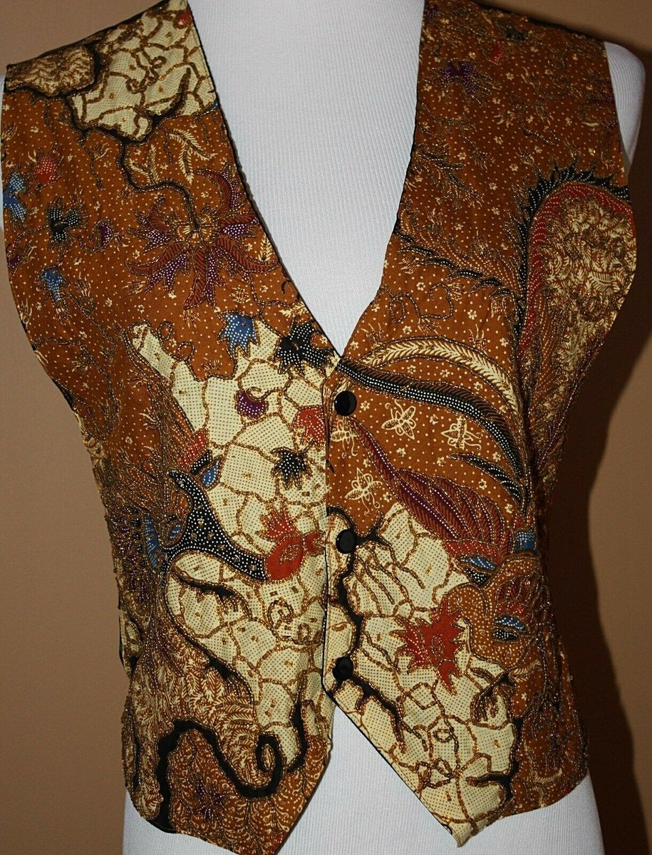 peacock vest and tie