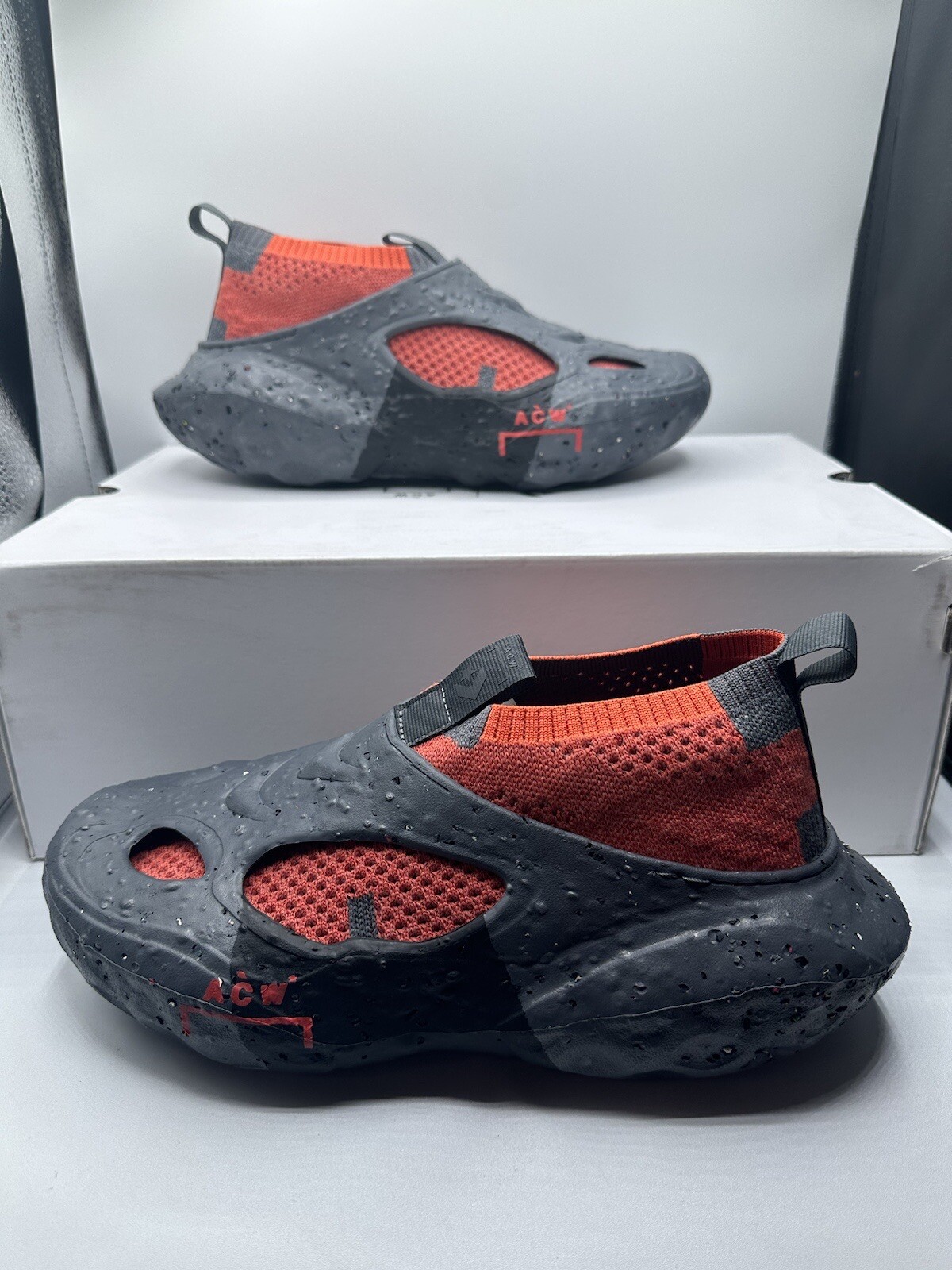Size 7 - Converse A-Cold-Wall x Sponge Crater CX Dark Grey Tangerine ...