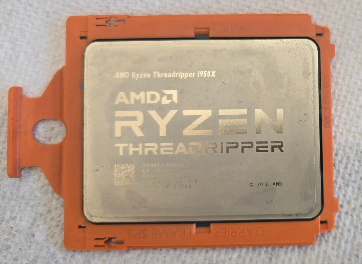 Computer AMD Ryzen Threadripper 1950X 16 Single Core Processors