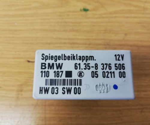 BMW E46 320D Touring Spiegelbeiklappmodul Steuergerät 61358376506 / 13