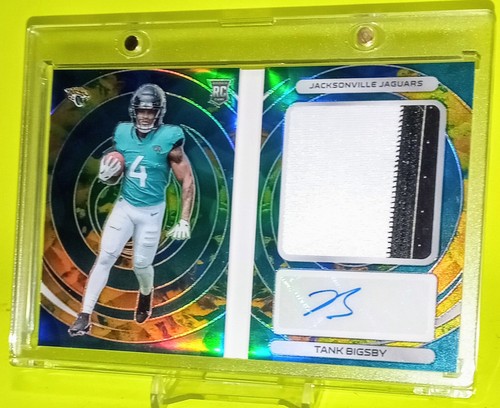 Tank Bigsby /10 2023 Panini Spectra Optics Booklet Patch Auto GOLD Swirl Prizm - Picture 3 of 6