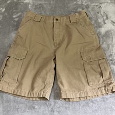 Vtg. Carhartt Mens Cargo Shorts Size 34 Tan Khaki B164GKH 100 Cotton Y2K Hiking