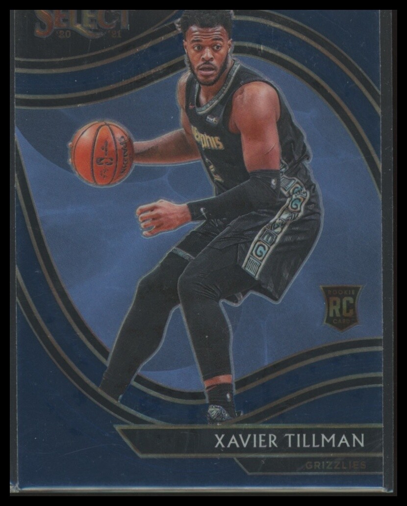 2020-21 Panini Select #266 Xavier Tillman Memphis Grizzlies