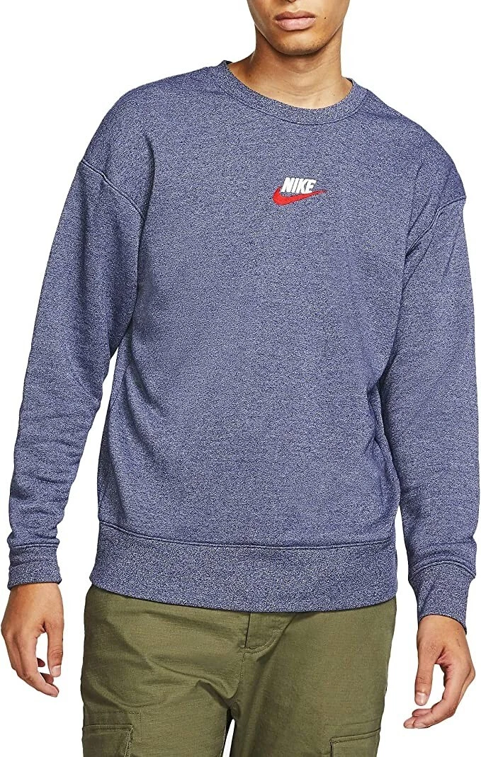 Nike heritage fleece crew sale