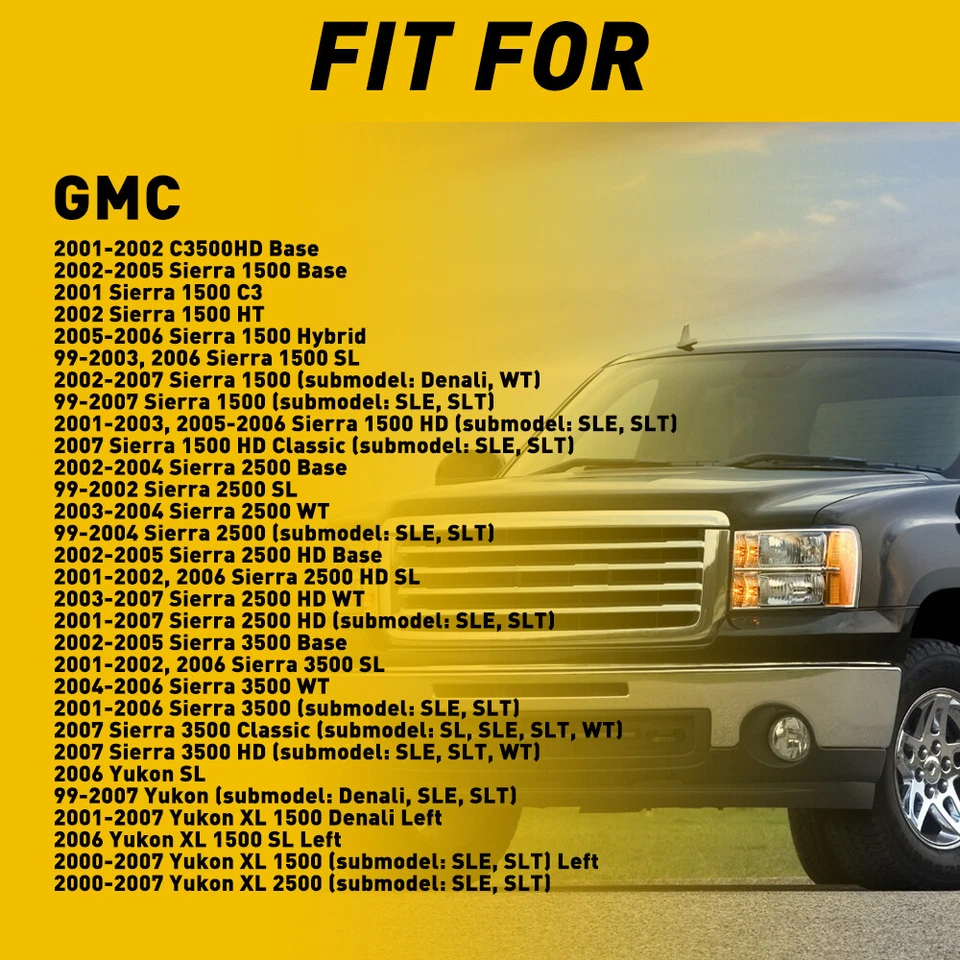 Interruptor de control de asiento eléctrico delantero derecho/derecho 12450256 para Chevy Silverado 1500 2500 K Foto 2 de 4