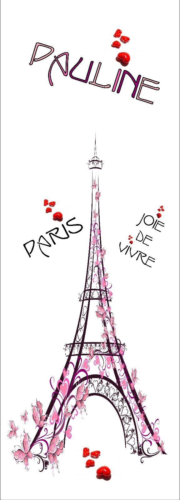 Sticker mural porte Paris Tour Eiffel pour creer une ambiance de chambre parisienne