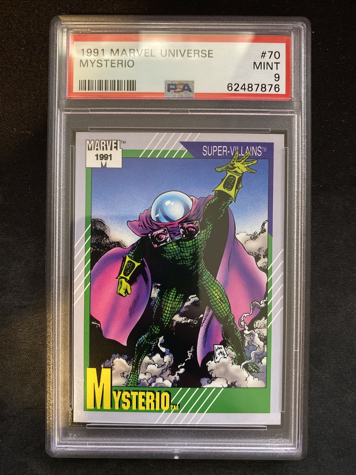 1991 Marvel Universe 70 Mysterio PSA 9 (SHIPS TODAY)