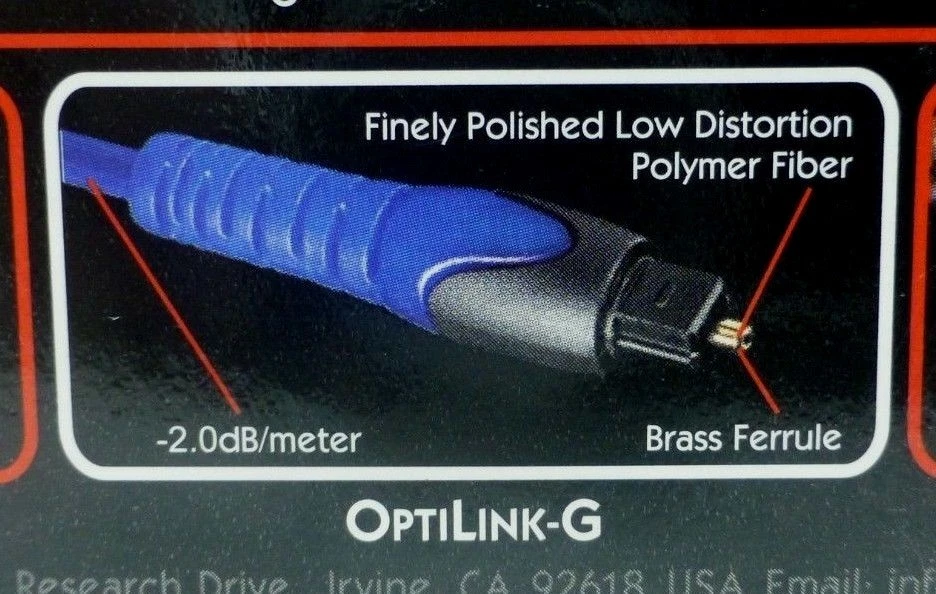 Audioquest OptiLink-G  6 meter Digital Toslink Optical - Image 4 of 4