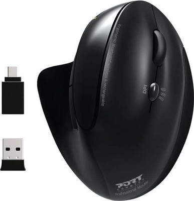 PORT Designs PORT Connect Professional - Vertikale Maus - ergonomisch