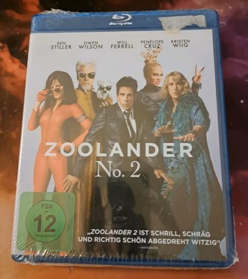 Rare Blu-ray Disc Zoolander No. 2 mit Ben Stiller Neuware in Folie & Portofrei