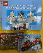LEGO Creator Sets 30573, 30543 and 4659758 Target Christmas Lot of 3 