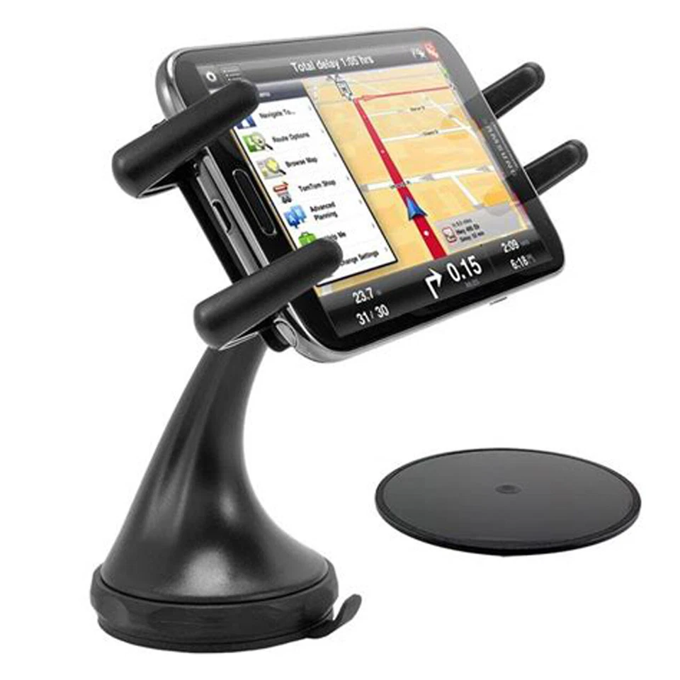 Suporte de para-brisa carro para Samsung Galaxy Apple iPhone 12 13pro 14Pro Max - Imagem 2 de 3