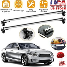 Universal Car Roof Rack Cross Bar 47 For Luggage Carrier Bike Snowboard Kayaks