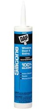 DAP Window  Door 08641  100 Silicone Rubber Sealant, Clear 10.1 oz