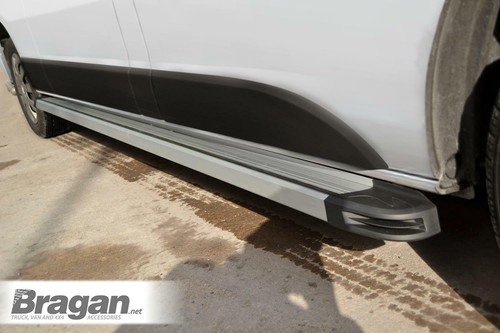 Running Boards MY3 for Mitsubishi L200 Triton Strada 2015-2019 Aluminium -SILVER - Picture 5 of 10