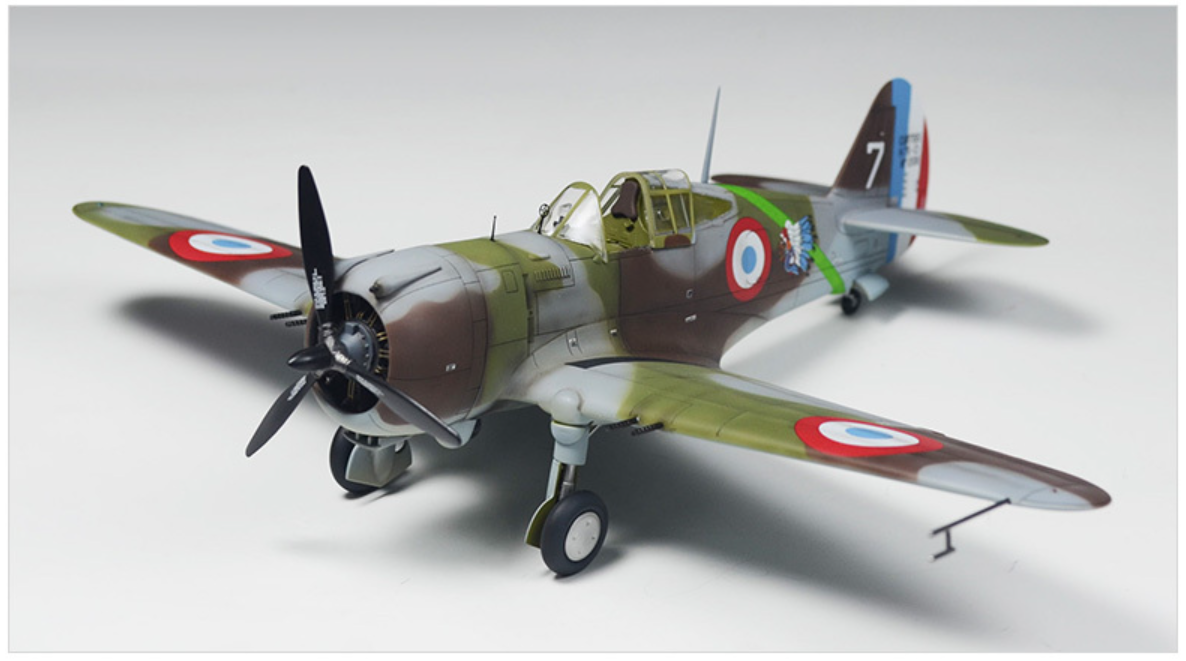 1/48 Curtiss Hawk H75-C1 WW2 French AF Fighter Aircraft Model