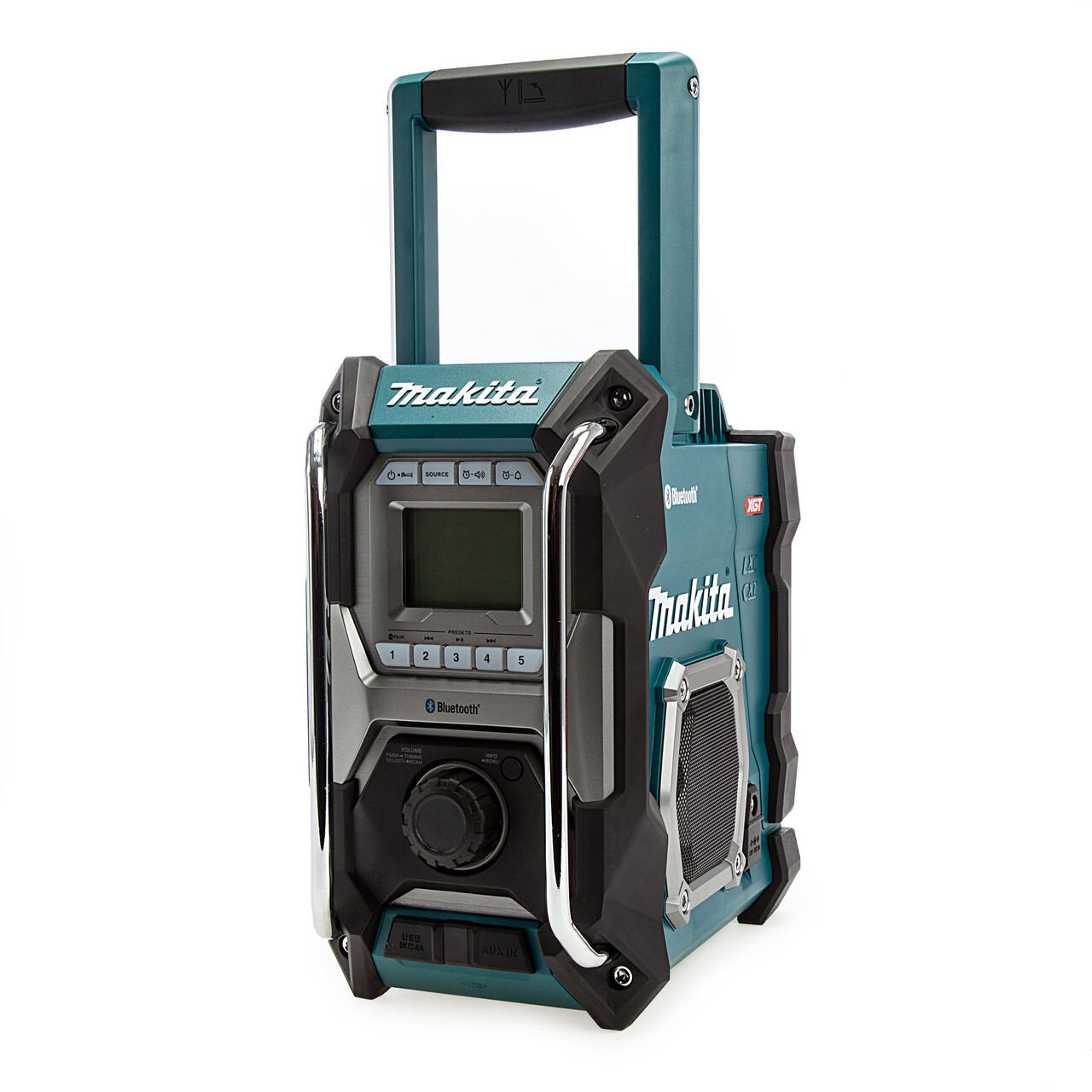 Makita MR002GZ Cxt / LXT / Xgt Am/Fm Bluetooth da Lavoro Radio Blu (solo Corpo)
