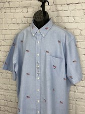 Polo Ralph Lauren Men's Classic Flag Polo Shirt Blue 2XB New with Tags