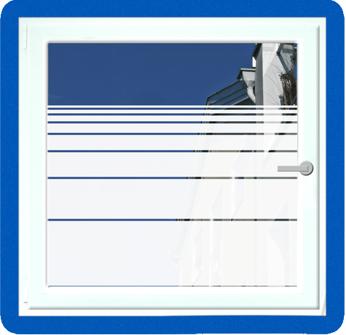 33,90/m² Fensterfolie Milchglasfolie STREIFEN FOLIE Sichtschutzfolie Glas FD0001 - Bild 14 von 23