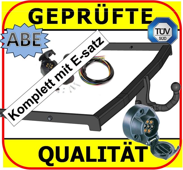AHK + Elektrosatz ES7 FüR Ford Fusion 02- AnhäNgerkupplung AnhäNgevorrichtung-image
