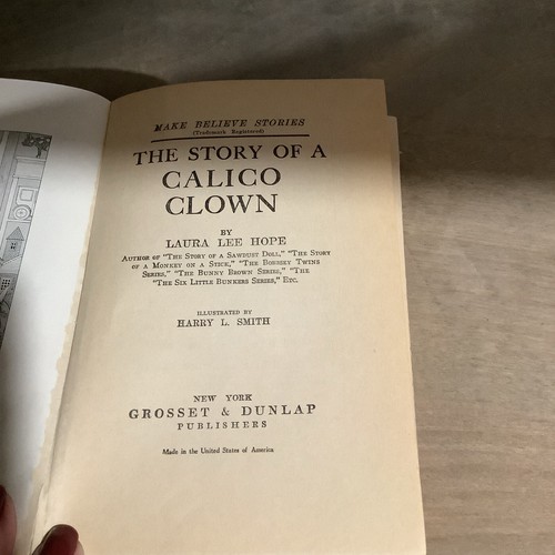 The Story of a Calico Clown, by Laura Lee Hope (1920 Hardcover) - Bild 5 von 8