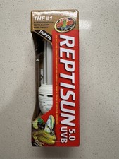 Zoo Med ReptiSun 5.0 UVB Bulb 26 watt 120 voltage E-26 Base Uv Light Reptiles