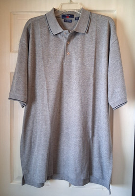 ProLine Sportswear Anti-Microbial Moisture Wicking Polo  w/Ciba Tinosan, Gray XL