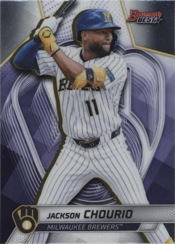 Bowman’s BEST 2023 Bowman's Best #TP-10 Jackson Chourio Green Refractor /99 SGC
